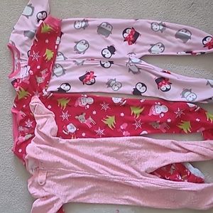 Carter girl winter onies sleep wear 4T 5T
